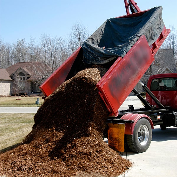 we offer mulch delivery to both residential and commercial addresses